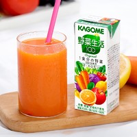 kagome 可果美 纯果蔬汁饮料 2400ml *12 *3件