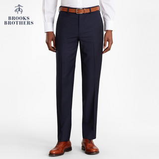 Brooks Brothers/布克兄弟男士绵羊毛细条纹修身西服套装 1000069210