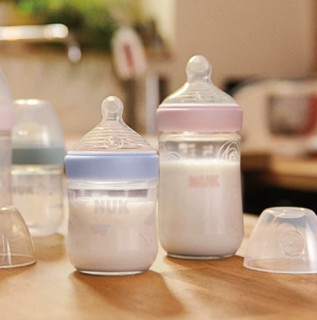 nuk 宽口径玻璃奶瓶三件套装