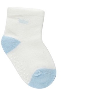 YEEHOO 英氏 188A6829 婴儿短袜2双装 蓝色 7.5cm
