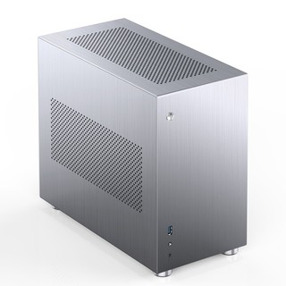 JONSBO 乔思伯 V10 铝侧版 ITX机箱 非侧透 银色