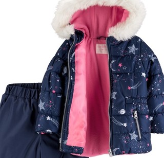 Carter\'s 孩特 女童滑雪服套装 CL2187S1 深蓝色 (90cm)2T