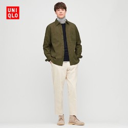 UNIQLO 优衣库 431171 男装水洗工装衬衫