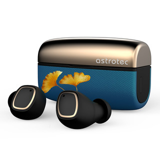 astrotec 阿思翠 S80 国潮版 入耳式真无线蓝牙耳机 孔雀蓝