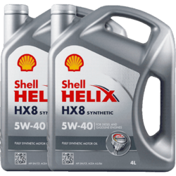 Shell 壳牌 Helix HX8 灰喜力 SN 5W-40 全合成润滑油 4L 2瓶装