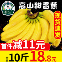高山香甜大香蕉新鲜当季水果包邮香焦整箱应季批发10斤大蕉特产