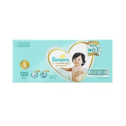 Pampers 帮宝适 一级帮系列 婴儿纸尿裤 L120片 *2件