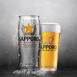 Sapporo/三宝乐 日本札幌啤酒 650ML*6罐