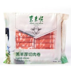 东来顺 羔羊厚切肉卷 500g *4件 +凑单品