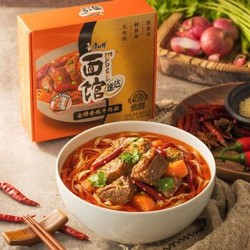 康师傅 Express速达面馆 红烧香辣牛肉面 203g *4件+凑单品