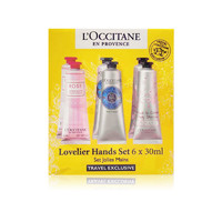 预售、考拉海购黑卡会员： L'OCCITANE 欧舒丹手霜 (乳木果 玫瑰 樱花) 6支装