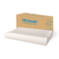 百亿补贴： LKECO 斯里兰卡进口95%天然乳胶枕C10人体工学枕头单只装