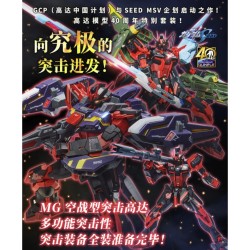 BANDAI 万代 MG 1/100空战突击高达RM版(中国红)+全装备套装