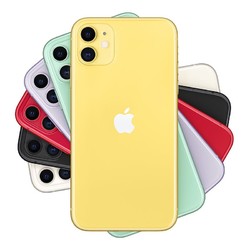 Apple iPhone 11 128G 黄色 移动联通电信4G全网通手机 2020新款（新包装 不含充电器与耳机）