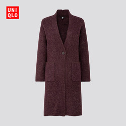 UNIQLO 优衣库 420514 女士羊毛混纺大衣