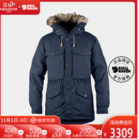 Fjallraven北极狐男式G1000加厚耐磨防风羽绒服夹克派克风衣82278（L、男-638暴风蓝）