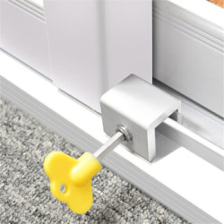 木杰推拉窗户限位器3个装