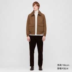 UNIQLO 优衣库   430464 男士羊绒毛领夹克