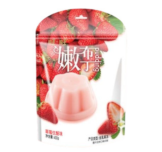 Want Want 旺旺  嫩布丁 草莓优酪味 400g*3袋
