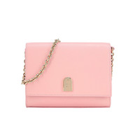 FURLA 芙拉 1927系列女士皮质磁扣链条斜挎单肩包1057172