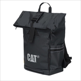CAT 卡特彼勒 卡特双肩包15英寸电脑包PVC时尚潮流背包旅行休闲书包黑 83640