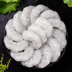 渔公码头 国产大号翡翠白虾仁 净重 208g *4件
