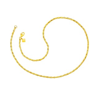 CHOW TAI FOOK 周大福  F217500 女士时尚竹节足金项链 40cm 11.08g