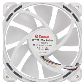 Enermax 安耐美 UCTBP12P-ARGB-W ARGB 120mm 机箱散热风扇 单个装