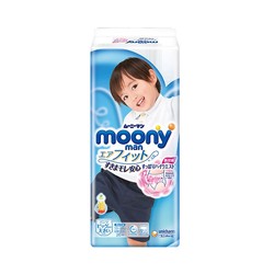moony 尤妮佳 婴儿裤型纸尿裤 男 XXL26片 *3件