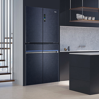 商品haier 海尔 华宴t 系列 bcd-500wdigu1 变频十字对开门冰箱 500l