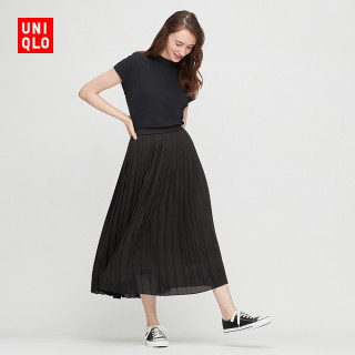 Uniqlo 优衣库裙装 优衣库女装雪纺打褶长裙 优衣库风琴裙 4299 Uniqlo 170 a Xxl 30 浅米色 报价价格评测怎么样 什么值得买