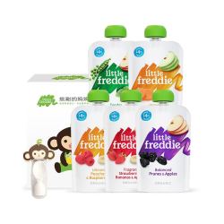 little freddie 小皮 有机果蔬泥5口味 100g*5 *3件