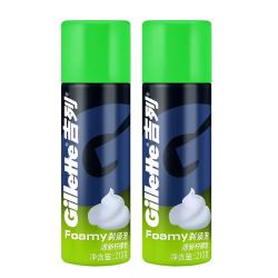 Gillette 吉列 清新柠檬型 剃须泡 210g*2瓶