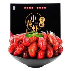 寻茴 十三香小龙虾1.8kg 4-6钱/35-40只 火锅食材 净虾1000g *4件