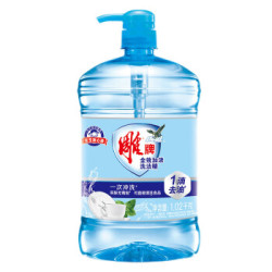 雕牌全效加浓洗洁精1.02千克双倍去油宝宝放心舔食品级 1瓶 *9件