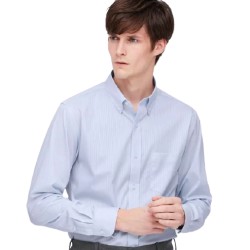 UNIQLO 优衣库 425048 男士长袖棉质修身衬衫