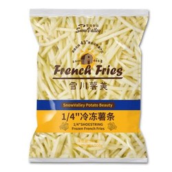 Snow Valley 雪川食品 薯美冷冻薯条 500g *16件