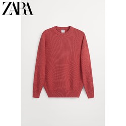 ZARA 新款 男装 纹理宽松针织衫毛衣 03597403649