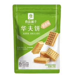 liangpinpuzi 良品铺子 华夫饼 奶香味 224g *6件