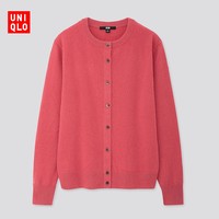 UNIQLO 优衣库 418678 女士圆领长袖羊绒开衫