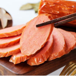 宏都食品大青岛熏火腿肠烟熏火腿传统味道老式大红肠370g9件