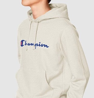 Champion 男士纯棉连帽长袖卫衣C3-Q107 燕麦色XS