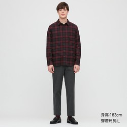 UNIQLO 优衣库 431485 男士法兰绒格子衬衫