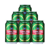 聚划算百亿补贴：TSINGTAO 青岛啤酒 经典1903易拉罐 330ml*6听