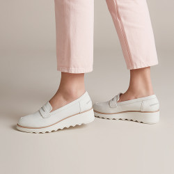clarks 其乐 261406474 舒适增高厚底单鞋