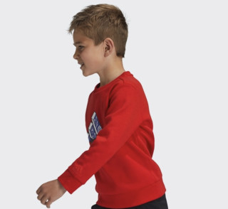 adidas 阿迪达斯 LB SP CREW 小童训练运动卫衣 GG3590 红色 104cm