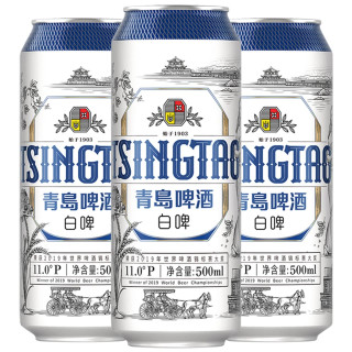 商品青岛啤酒 白啤11度 500ml*12听