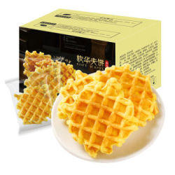 华夫饼300早餐蛋糕 原味华夫饼300g*1箱