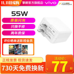 vivo 55W原装闪充充电器iQOO3原配手机iQOONeo3 nex3s超快闪充2.0