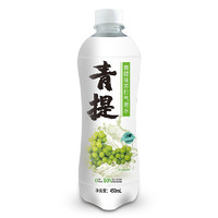 秋林 青提味苏打气泡水0糖0脂 450ml*12瓶整箱装 *5件